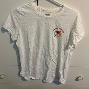 Old Navy Short Sleeve T-Shirt Sleep White Size Medium